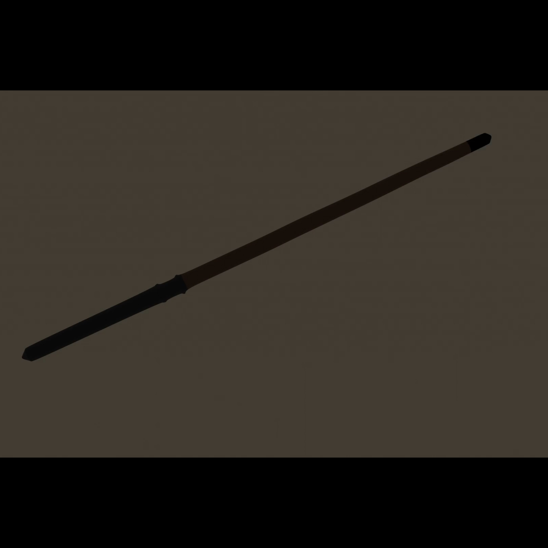 Draco Malfoy's Wand (textured and lumos spell animated) preview image 2